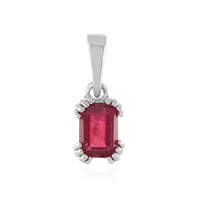 Pendentif en argent et Rubis de Madagascar