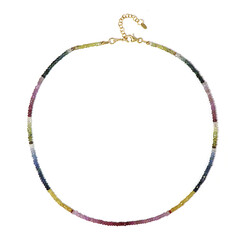 Collier en argent et Saphir