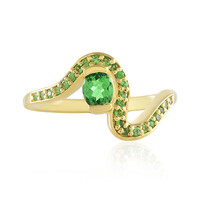 Bague en argent et Tsavorite de Tanzanie