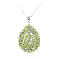Collier en argent et Péridot de Birmanie
