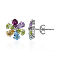 Boucles d'oreilles en argent et Péridot
