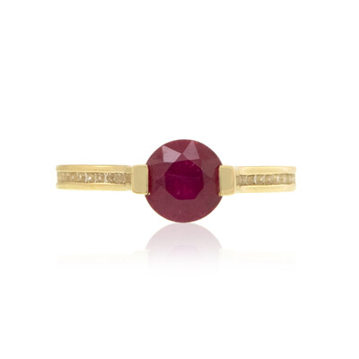 Bague en or et Rubis de Madagascar (de Melo)