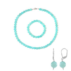Parure en argent et Amazonite