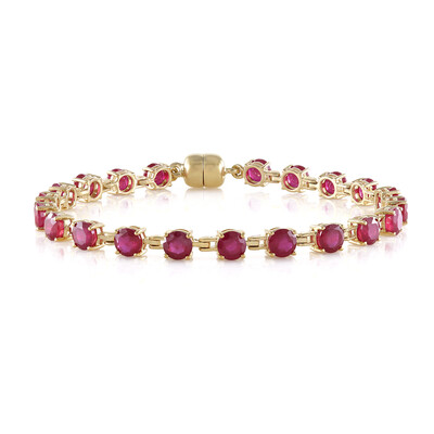 Bracelet en argent et Rubis de Madagascar
