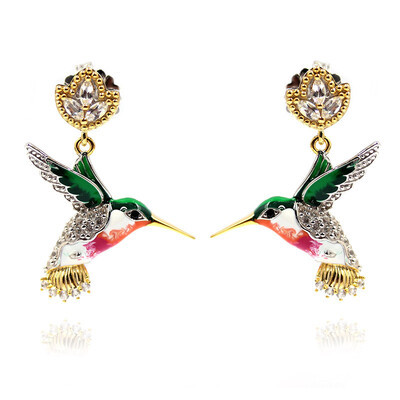 Boucles d'oreilles en argent et Topaze blanche (Dallas Prince Designs)