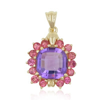 Pendentif en or et Améthyste