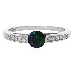 Bague en argent et Opale Mezezo