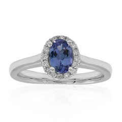 Bague en or et Tanzanite AAA