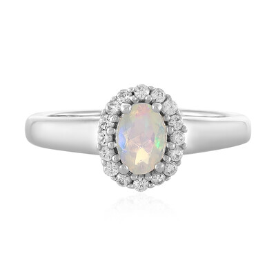 Bague en argent et Opale Welo