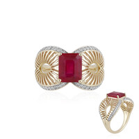 Bague en or et Rubis de Madagascar (Ornaments by de Melo)