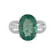 Bague en argent et Fluorite verte