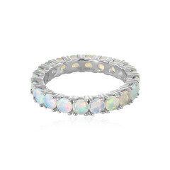 Bague en argent et Opale Welo