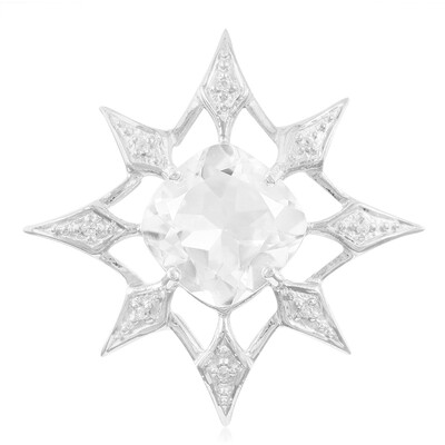 Pendentif en argent et Quartz Princier