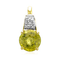 Pendentif en or et Tourmaline cuprifère