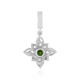 Pendentif en argent et Diopside de Russie