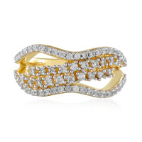 Bague en argent et Zircon