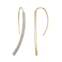 Boucles d'oreilles en argent et Diamant I3 (I)