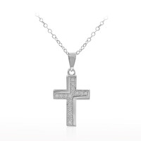 Collier en argent et Diamant I3 (I)