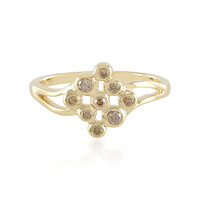 Bague en or et Diamant champagne SI1