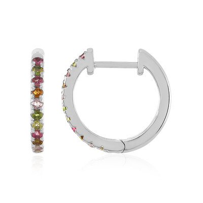 Boucles d'oreilles en argent et Tourmaline