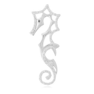 Pendentif en argent et Spinelle noir