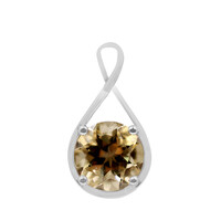 Pendentif en argent et Labradorite dorée