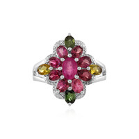 Bague en argent et Tourmaline