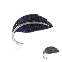 Broche en or et Saphir bleu (Estée Collection)