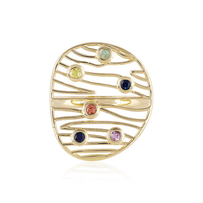 Bague en or et Saphir orange (Ornaments by de Melo)