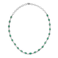 Collier en or et Emeraude de Zambie AAA (CIRARI)