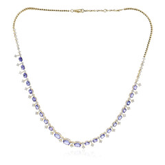 Collier en or et Tanzanite AAA (CIRARI)