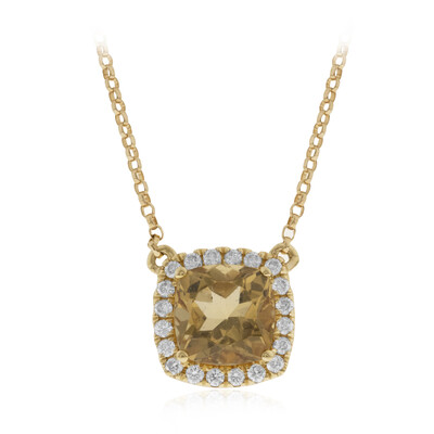 Collier en or et Béryl jaune (CIRARI)