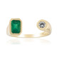 Bague en or et Emeraude de Zambie