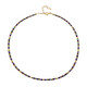 Collier en argent et Saphir jaune