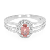 Bague en argent et Grenat de Malaya