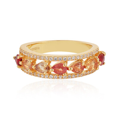 Bague en argent et Saphir
