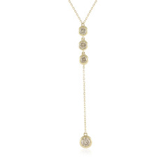 Collier en or et Diamant champagne I2 (de Melo)