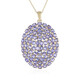 Collier en argent et Tanzanite