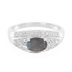 Bague en argent et Spectrolite