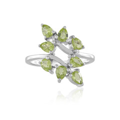 Bague en argent et Péridot