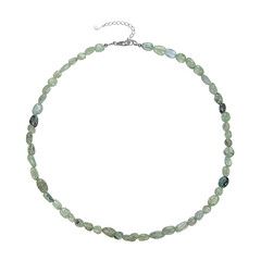 Collier en argent et Kyanite verte