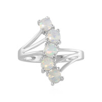 Bague en argent et Opale Welo