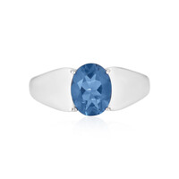 Bague en argent et Fluorite à couleur changeante