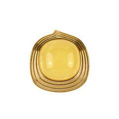 Pendentif en argent et Ambre baltique