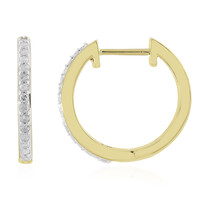 Boucles d'oreilles en or et Diamant I4 (J)