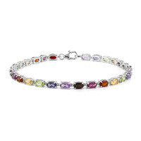 Bracelet en argent et Grenat