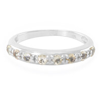 Bague en argent et Topaze impériale