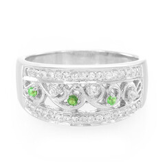 Bague en argent et Alexandrite du Brésil