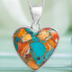 Pendentif en argent et Pierre fine