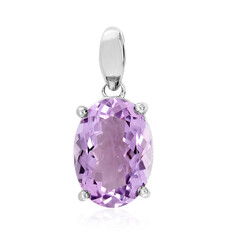 Pendentif en argent et Améthyste Rose de France